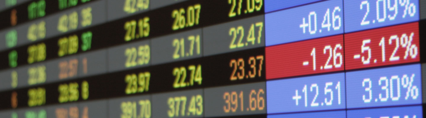 Affichage des indices boursiers en temps réel