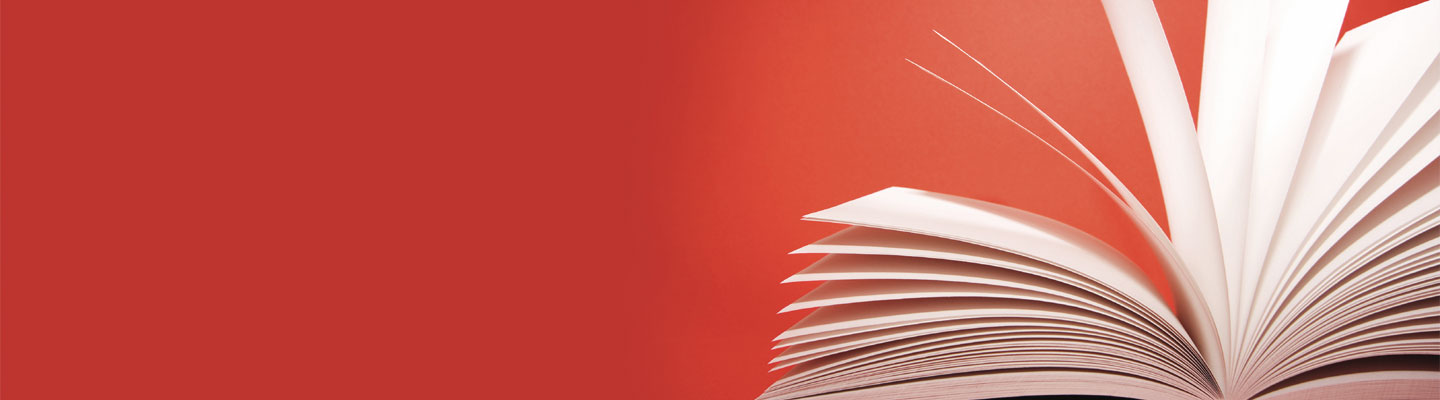 Livre ouvert, arrière-plan rouge